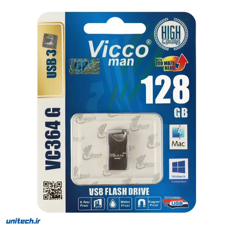 فلش مموری ویکو مدل VC364 ظرفیت 128 گیگابایت2